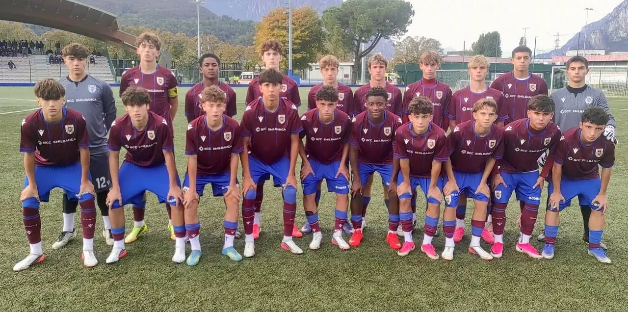 La formazione Under 16 scesa in campo a Lecco - foto AC Reggiana