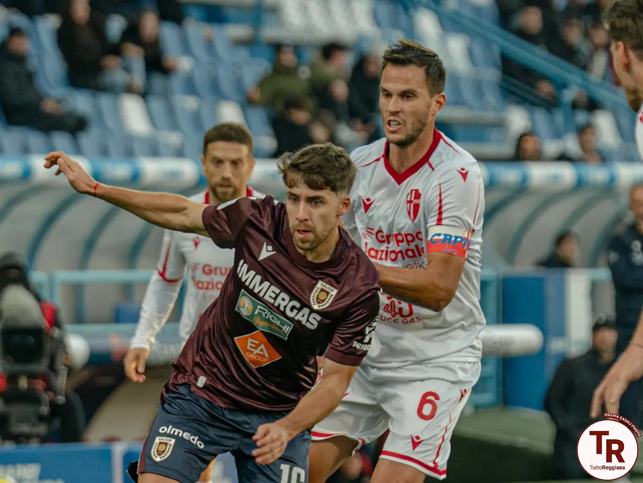 Crisetig in azione contro Reinhart nella passata stagione - foto Silvia Casali