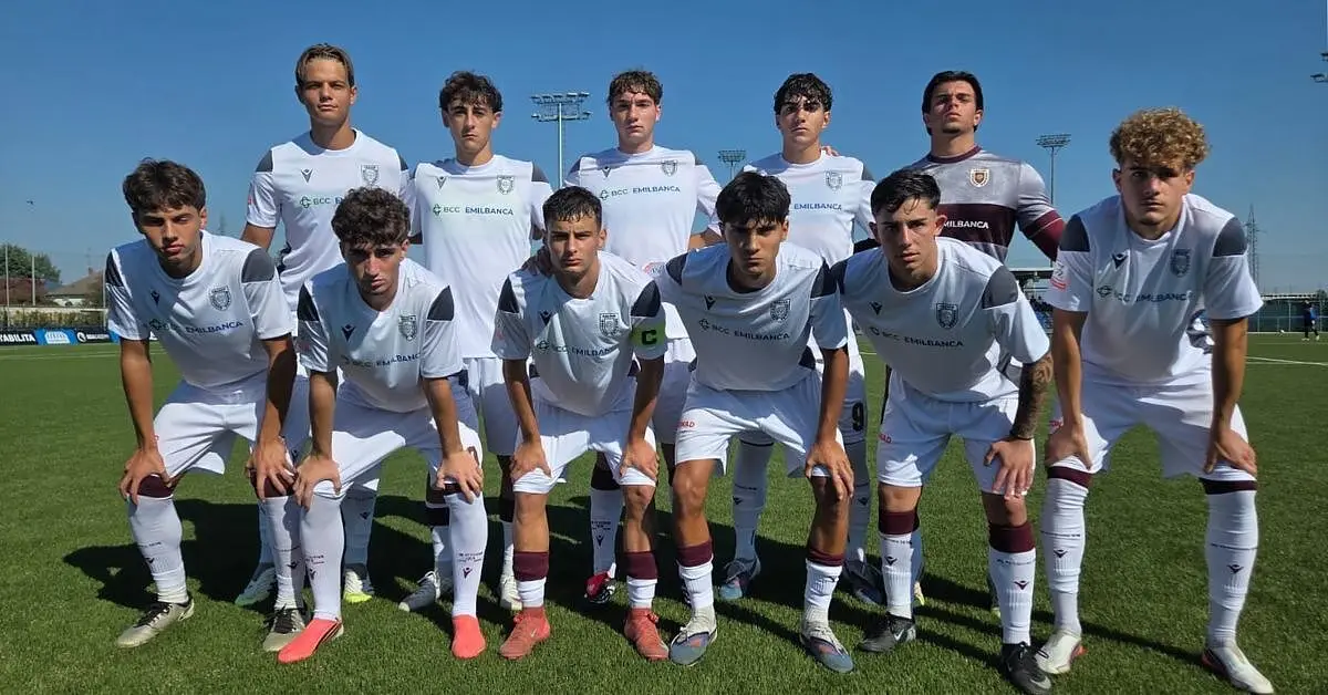 I ragazzi della Primavera scesi in campo a Zingonia - foto AC Reggiana