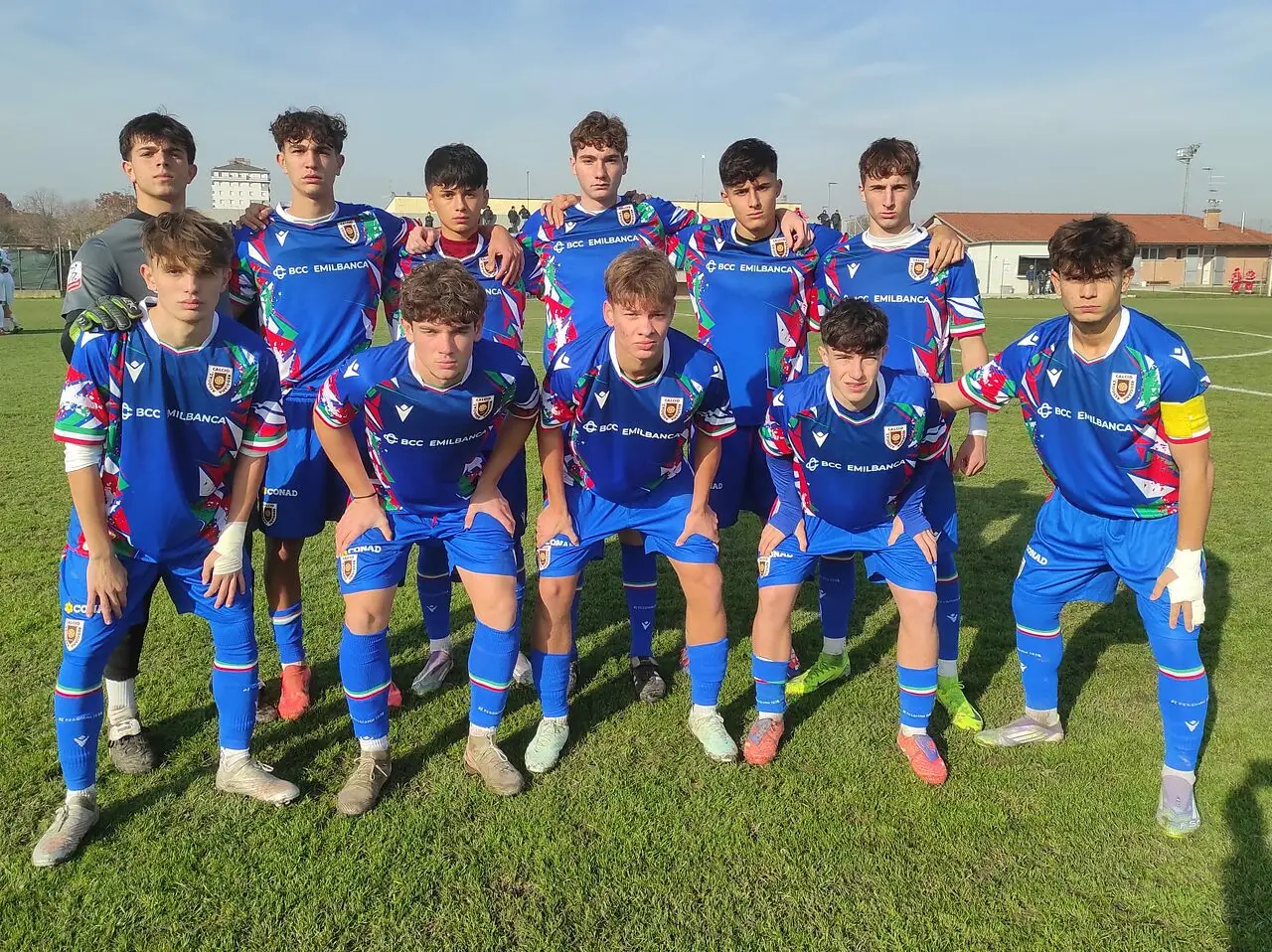 La formazione dell'unser 17 che ha superato nel finale il Sassuolo