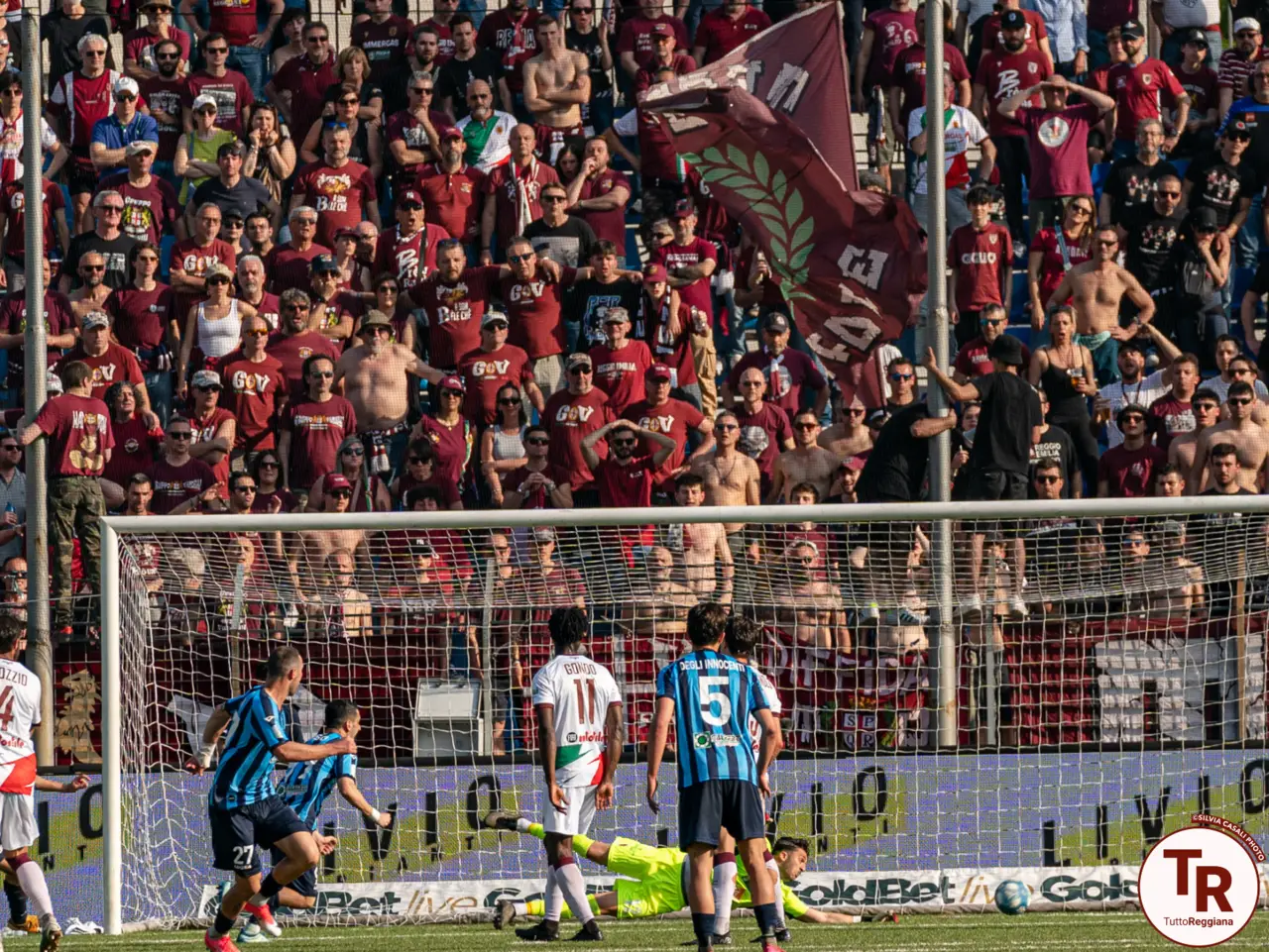 Ionita realizza la rete che decide la partita - foto Silvia Casali