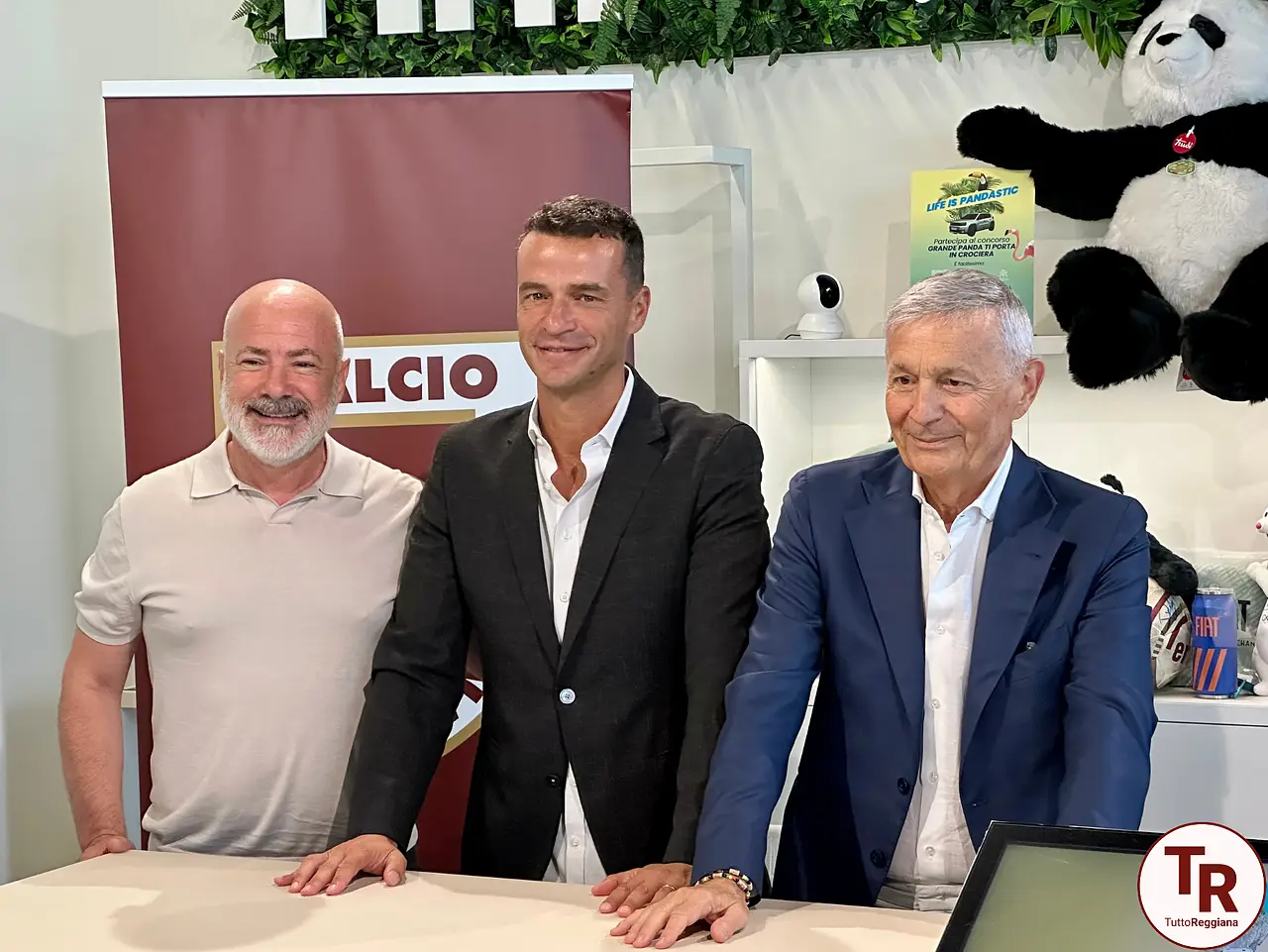 Da sinistra: Fico, Casolari e Vacondio