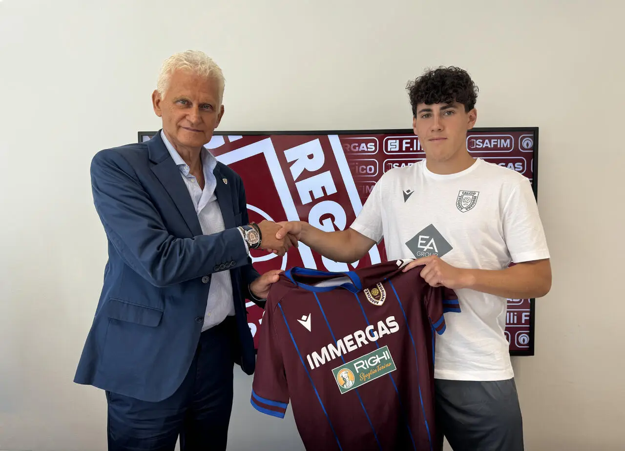 Il dg Cattani assieme a Cavallini