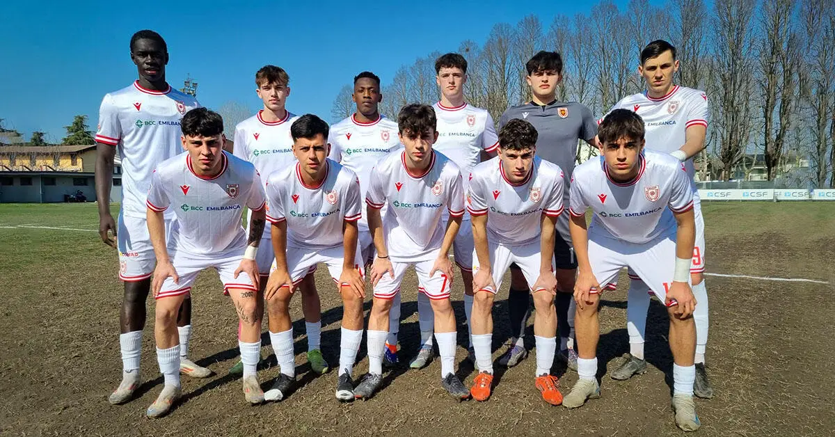 La formazione Primavera che ha pareggiato con il Como