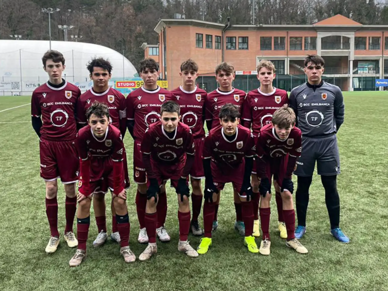 I ragazzi dell'Under 14 che ha pareggiato sul campo del San Marino