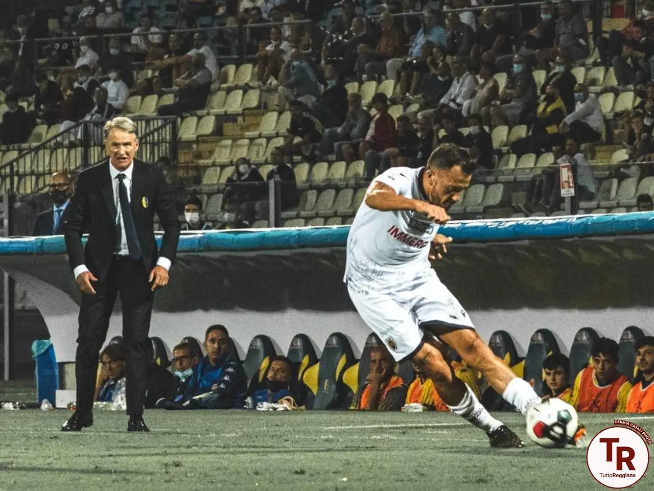 Tesser contro la Reggiana nel 2021 - foto Silvia Casali