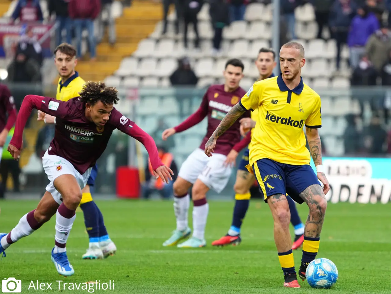 Il terzo gol stagionale di Antiste non evita il k.o. della Regia - foto Alex Travaglioli