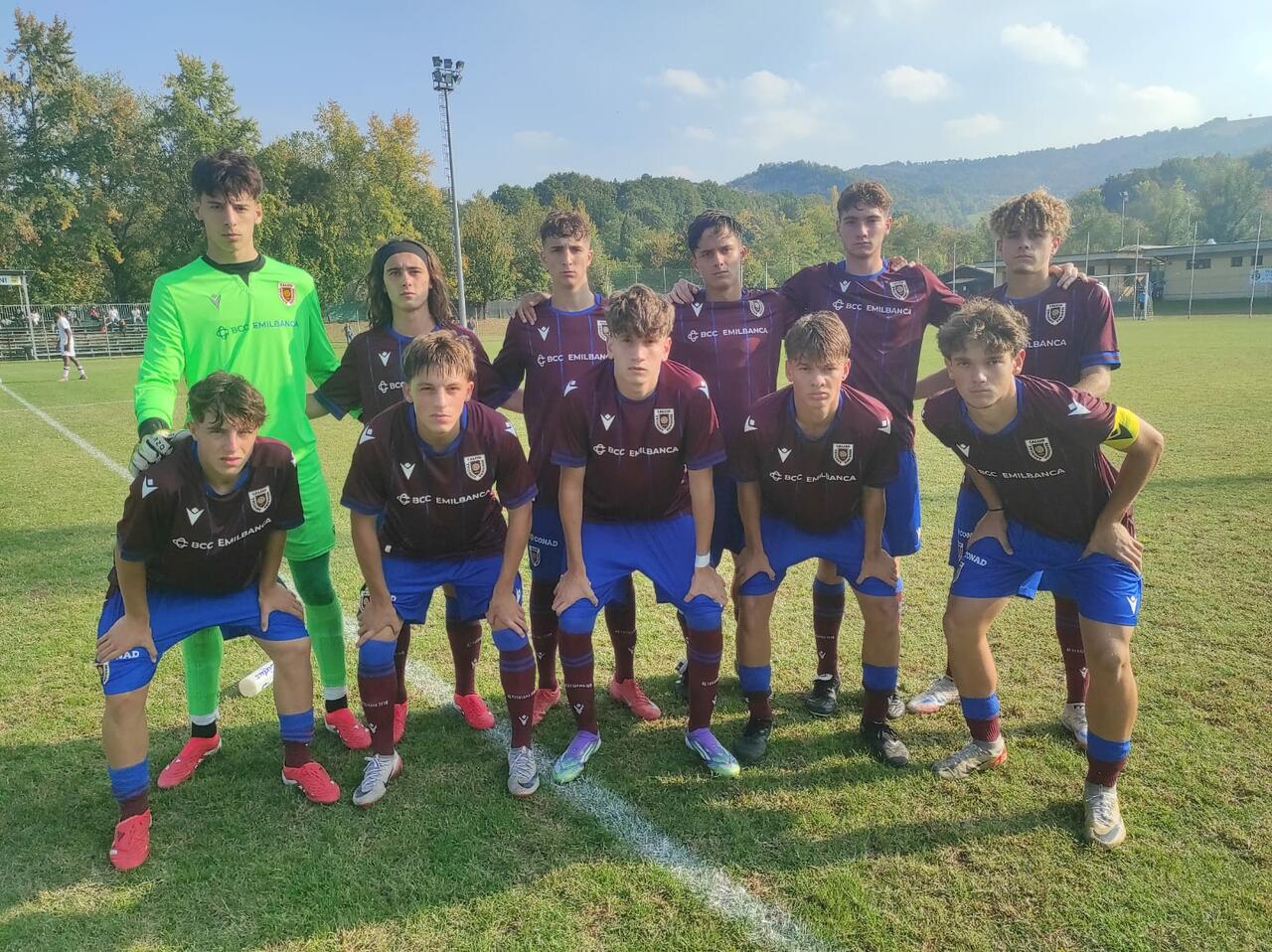 I ragazzi dell'Under 17 che ha pareggiato con il Torino