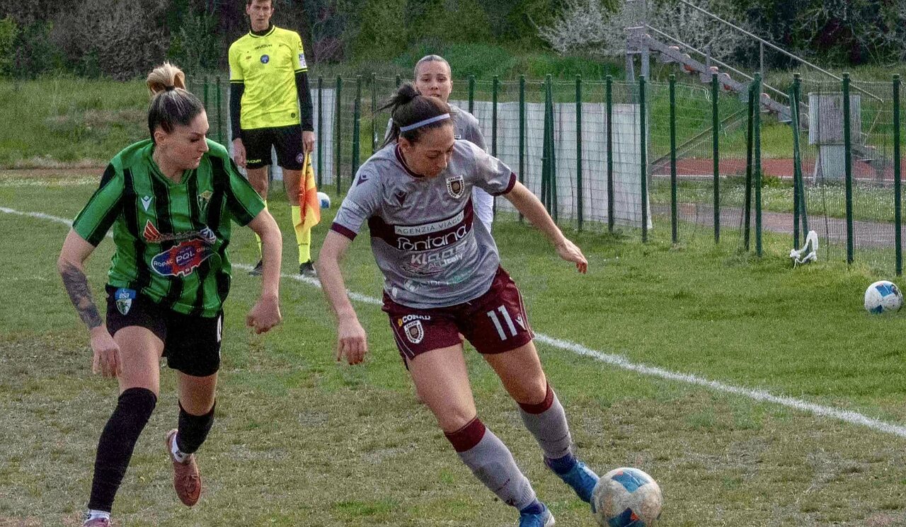 Fabiana Costi in azione - foto AC Reggiana