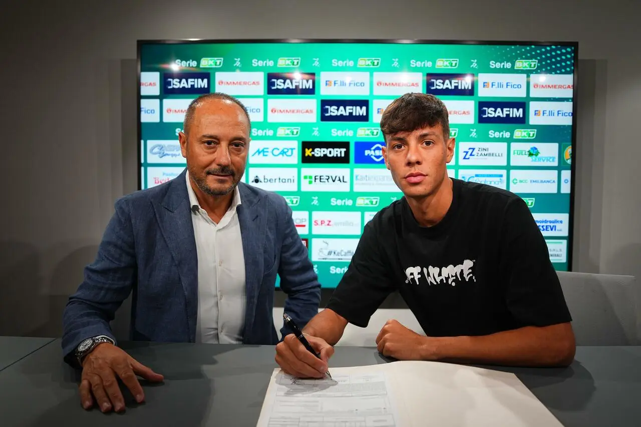 Fontanarosa assieme al presidente Salerno