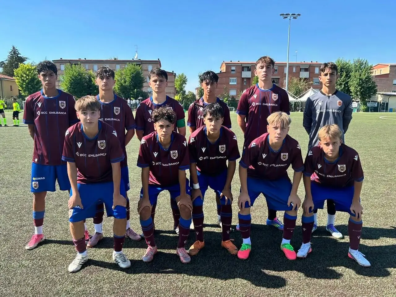 I ragazzi dell'Under 15 che hanno sconfitto il Ravenna - foto AC Reggiana