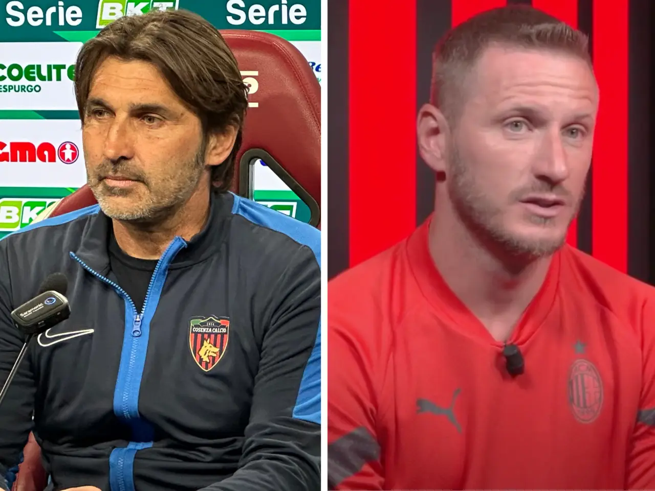William Viali e Ignazio Abate: ora sono loro i principali candidati per allenare la Reggiana nella stagione 2024/25