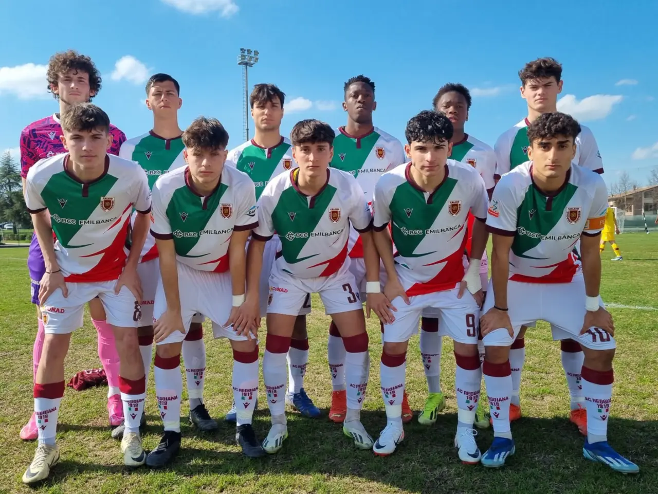 I ragazzi della Primavera che hanno superato il Cittadella a Casalgrande