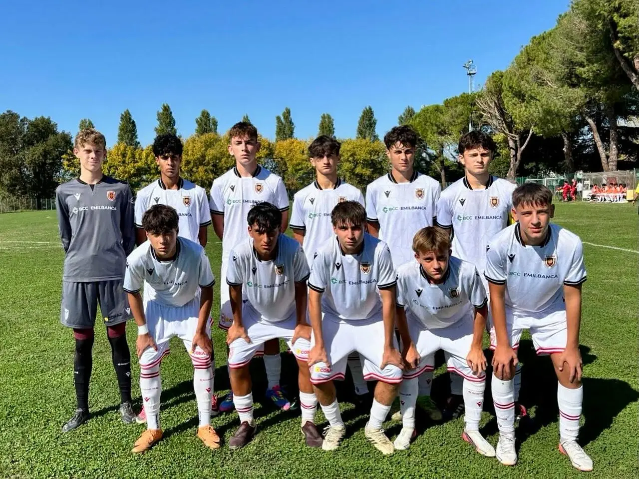 I ragazzi dell'Under 15 sul campo del Forlì - foto AC Reggiana