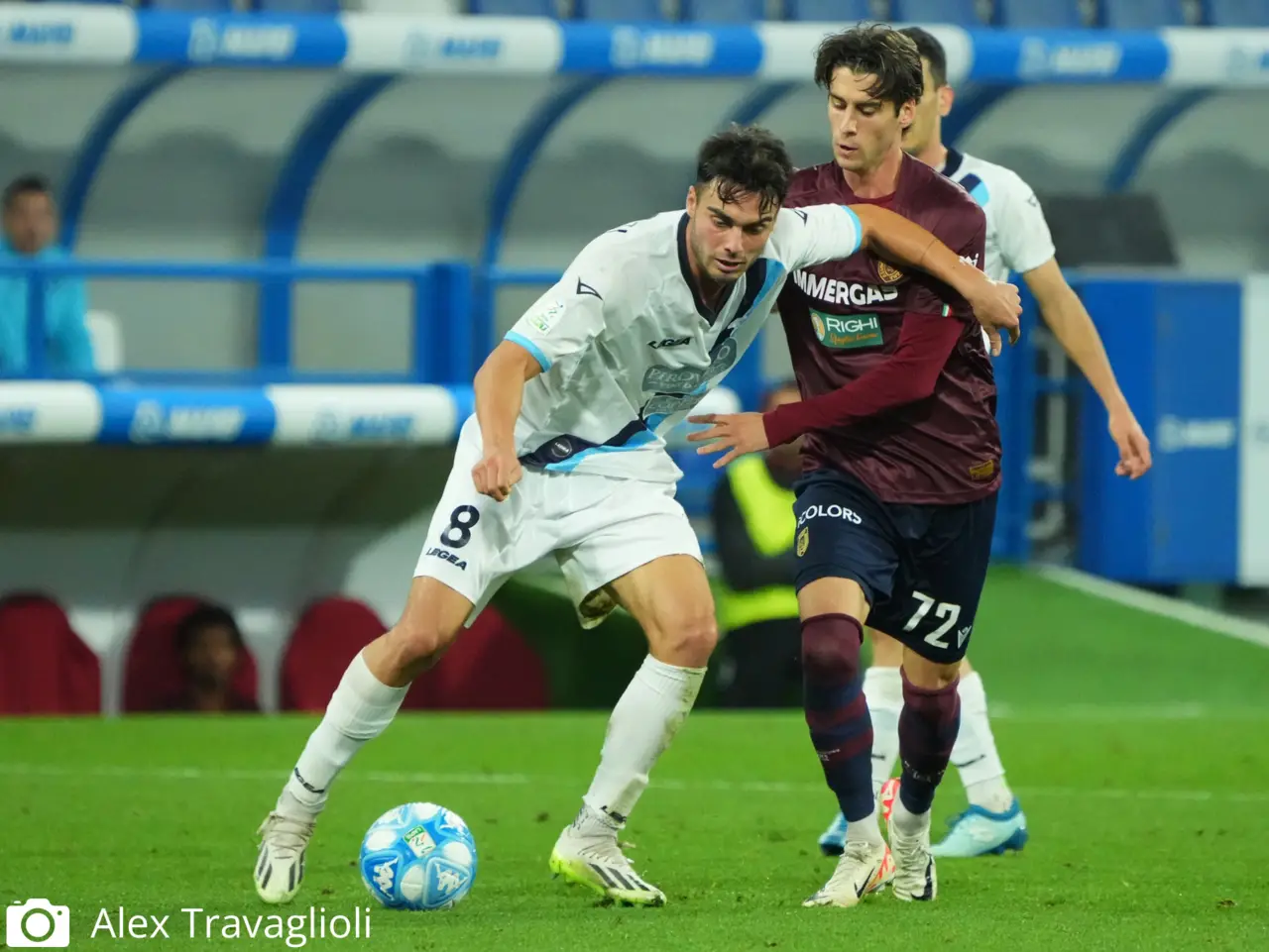 Sersanti in azione contro Melegoni nello scorso campionato - foto Alex Travaglioli