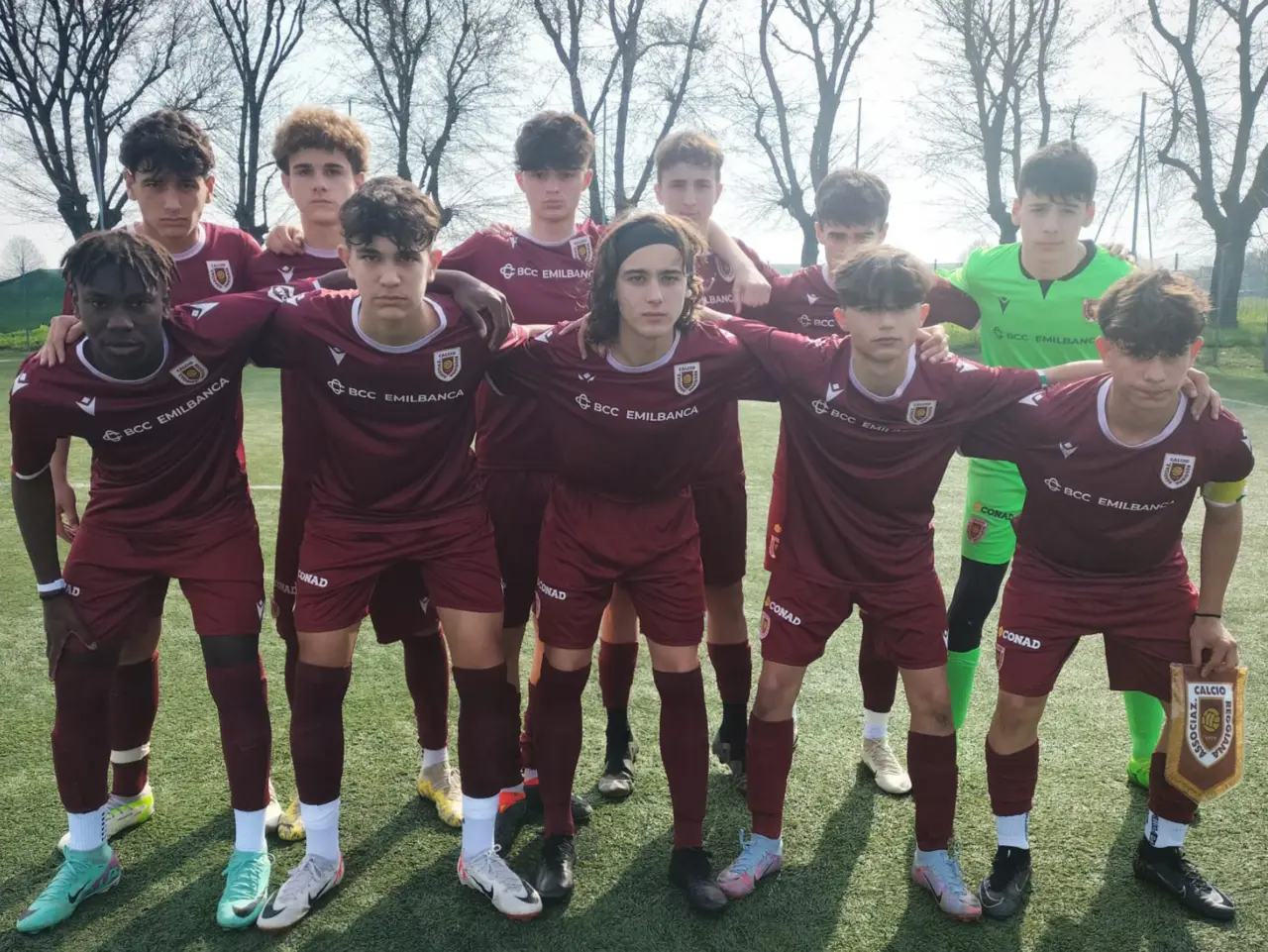 La Reggiana Under 15 di mister Bertoni