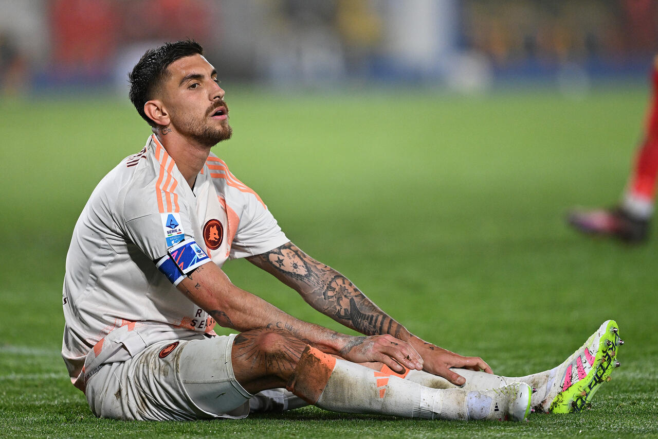 Lorenzo Pellegrini a terra