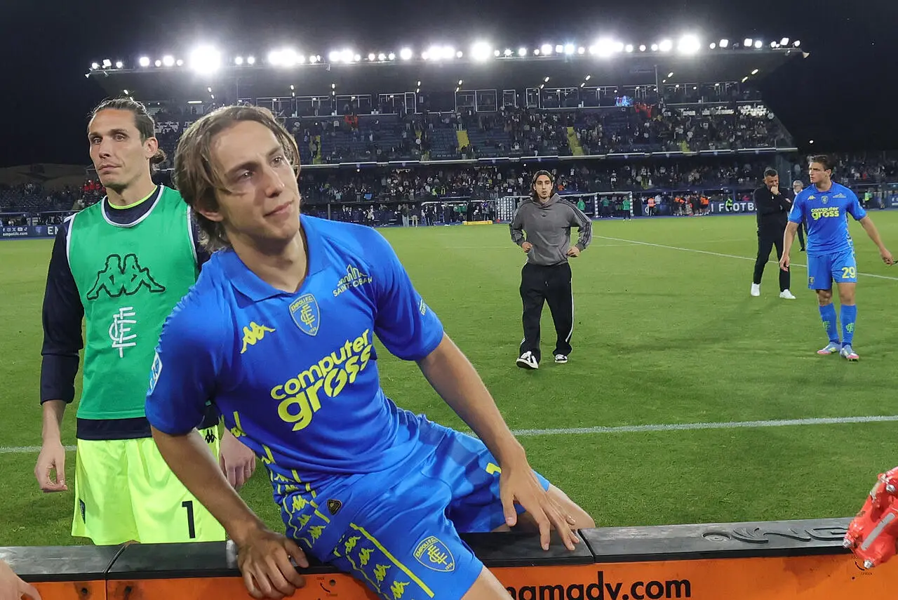 EMPOLI, ITALY - MAY 25: Jacopo Fazzini of Empoli FC