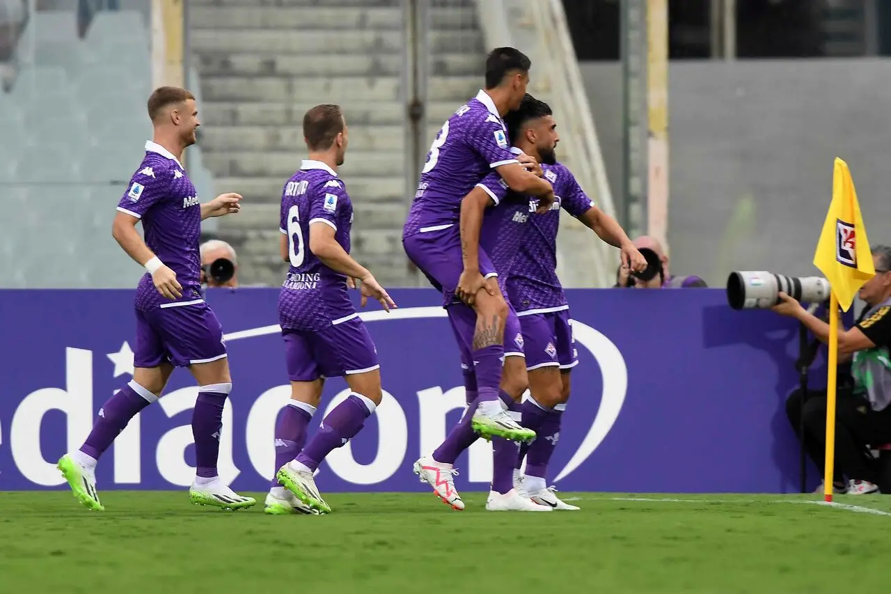 Fiorentina squadra  (ph. G.Morini)