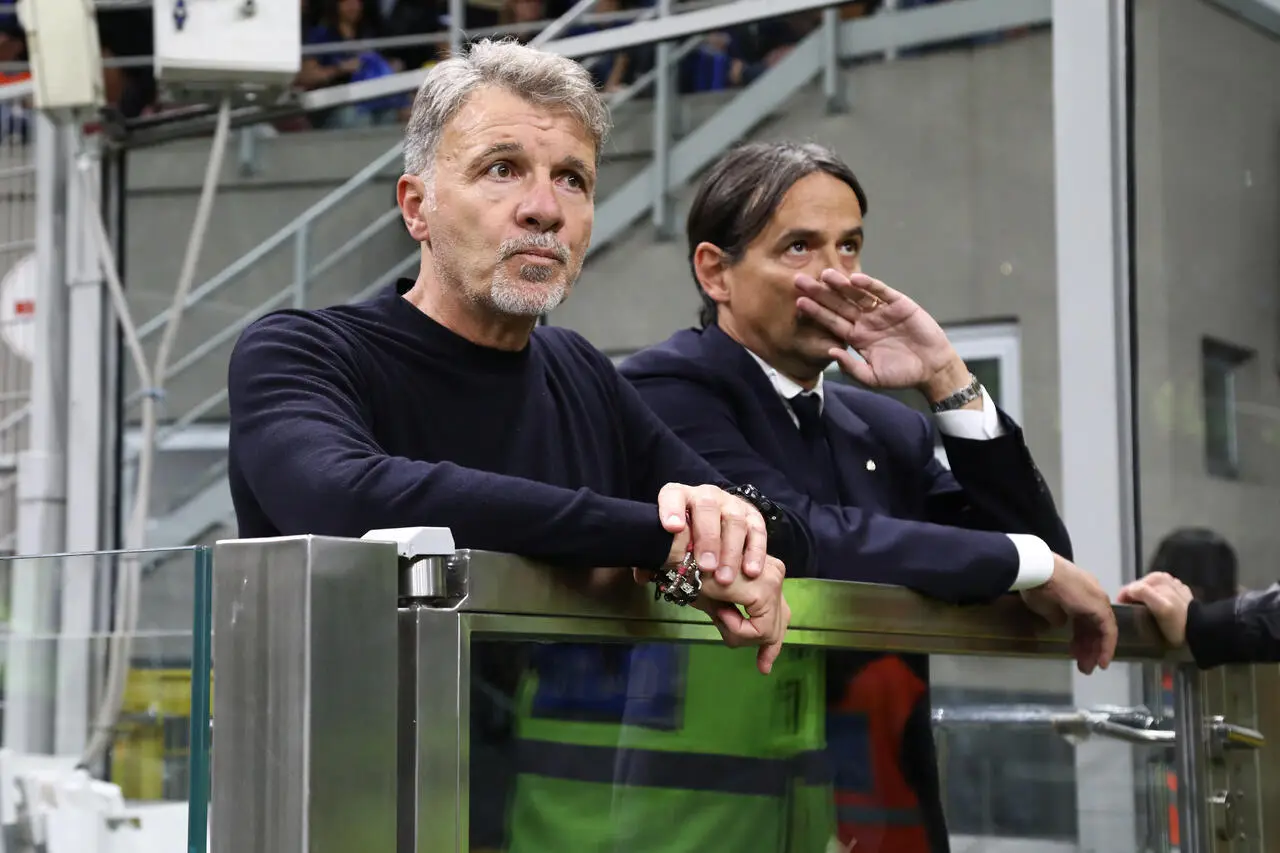 Baroni e Inzaghi in Inter-Lazio