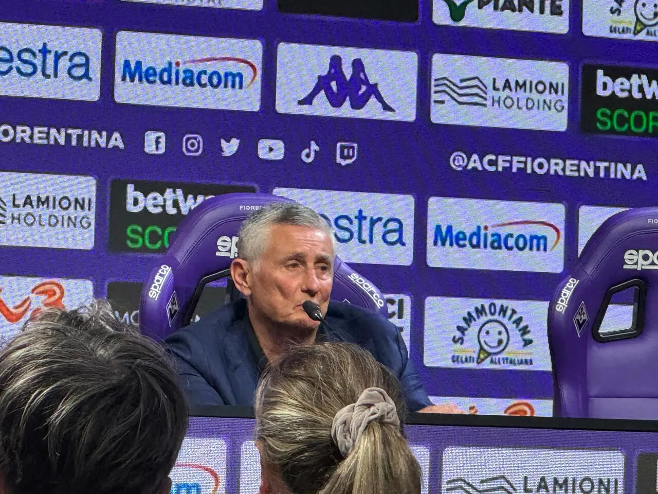 Daniele Pradè sala stampa