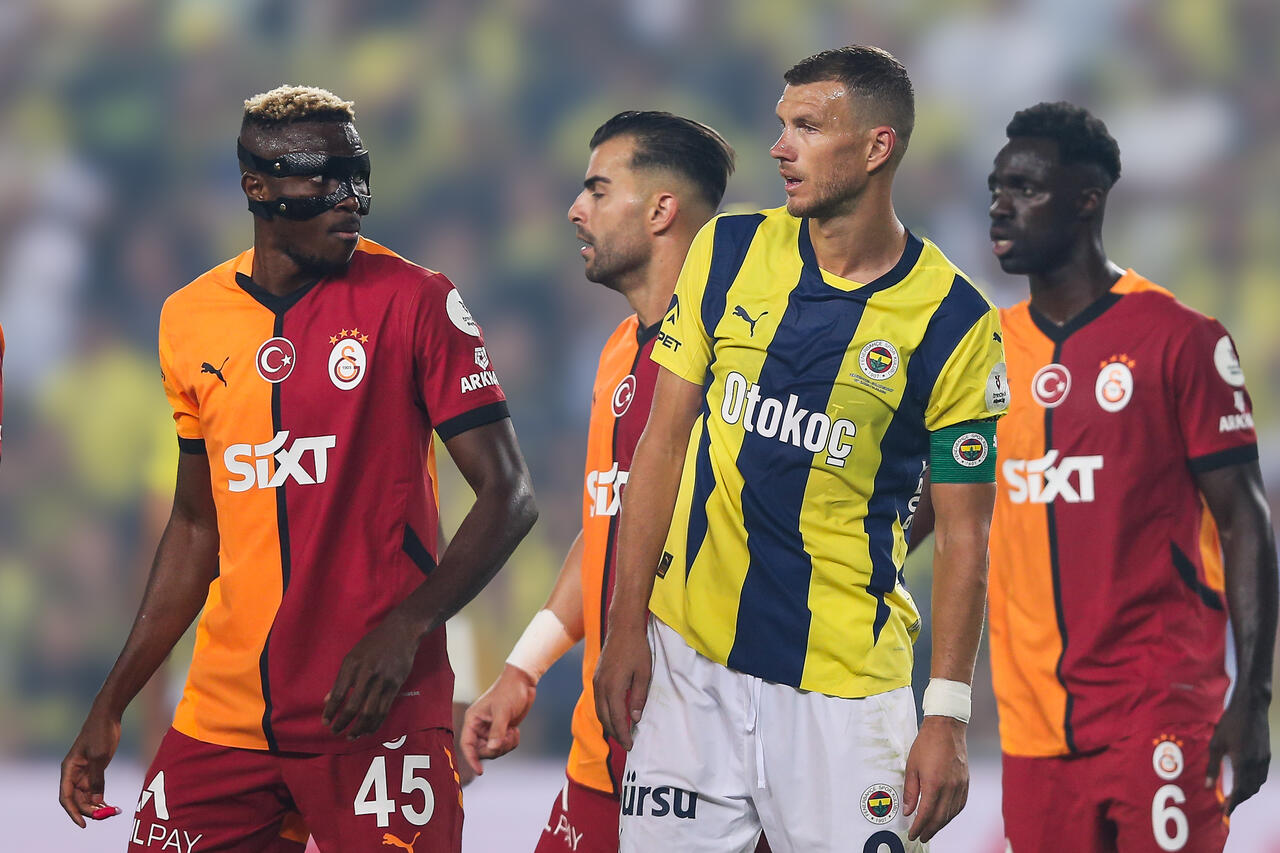 Edin Dzeko e Victor Osimhen