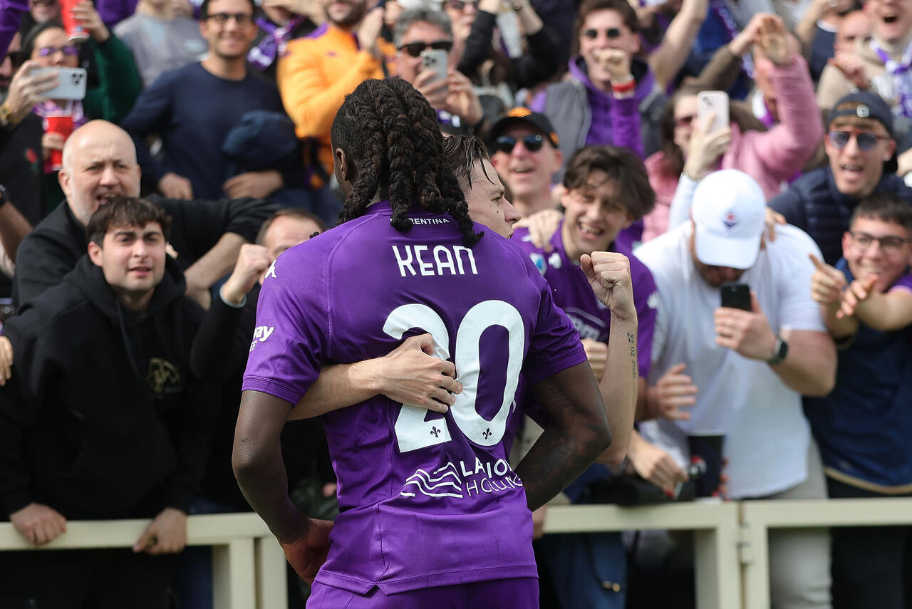 Nicolò Fagioli e Moise Kean