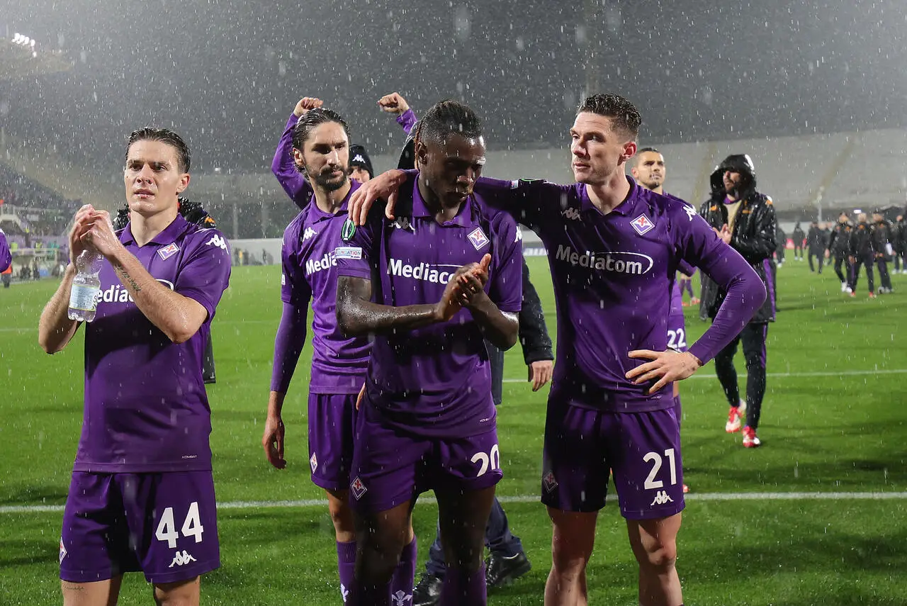 I giocatori della Fiorentina