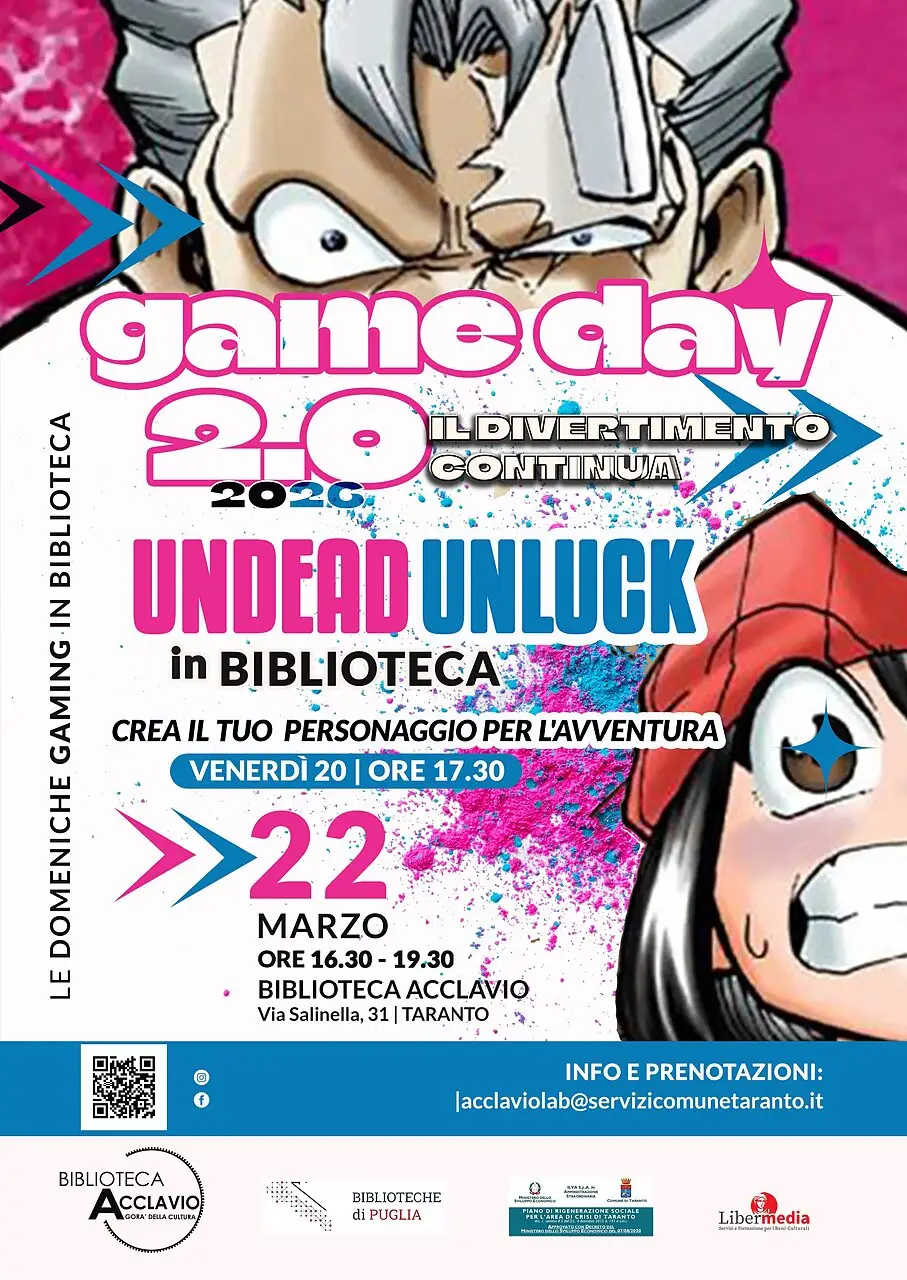 game-day-undead-unluck-biblioteca-acclavio