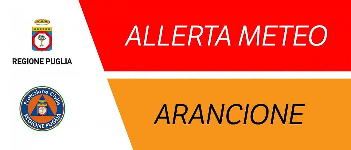 allertameteoarancionePuglia