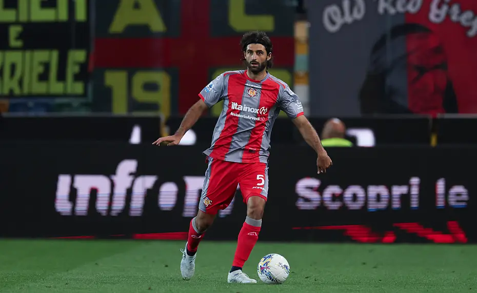 Sebastiano Luperto con la maglia della Cremonese