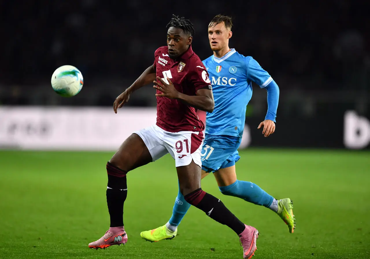 Duvan Zapata in Torino Napoli