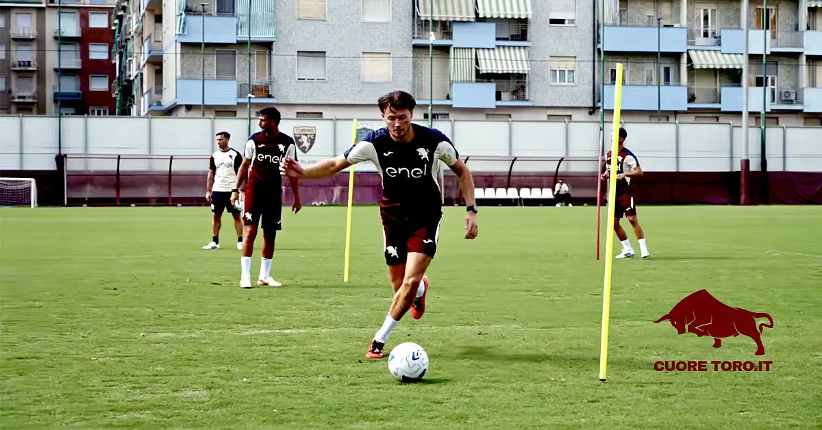 Nathan Patterson, allenamento al Filadelfia, Torino