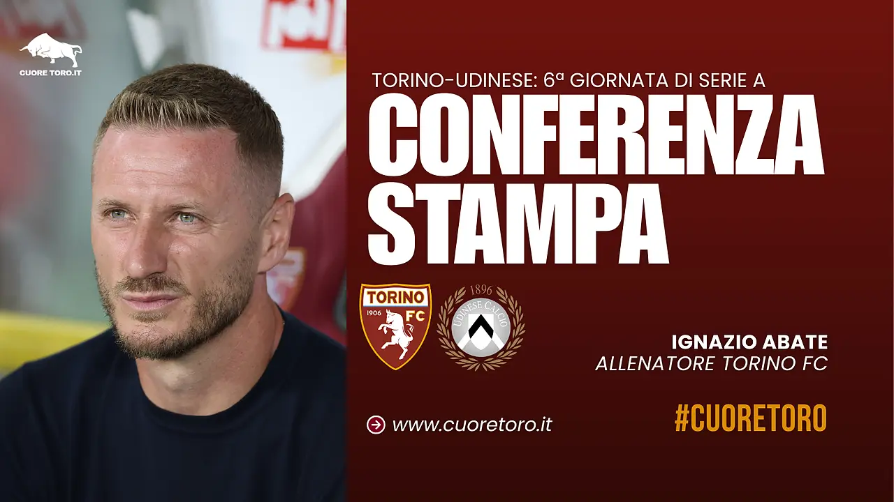 Torino Udinese, la conferenza stampa di Ignazio Abate