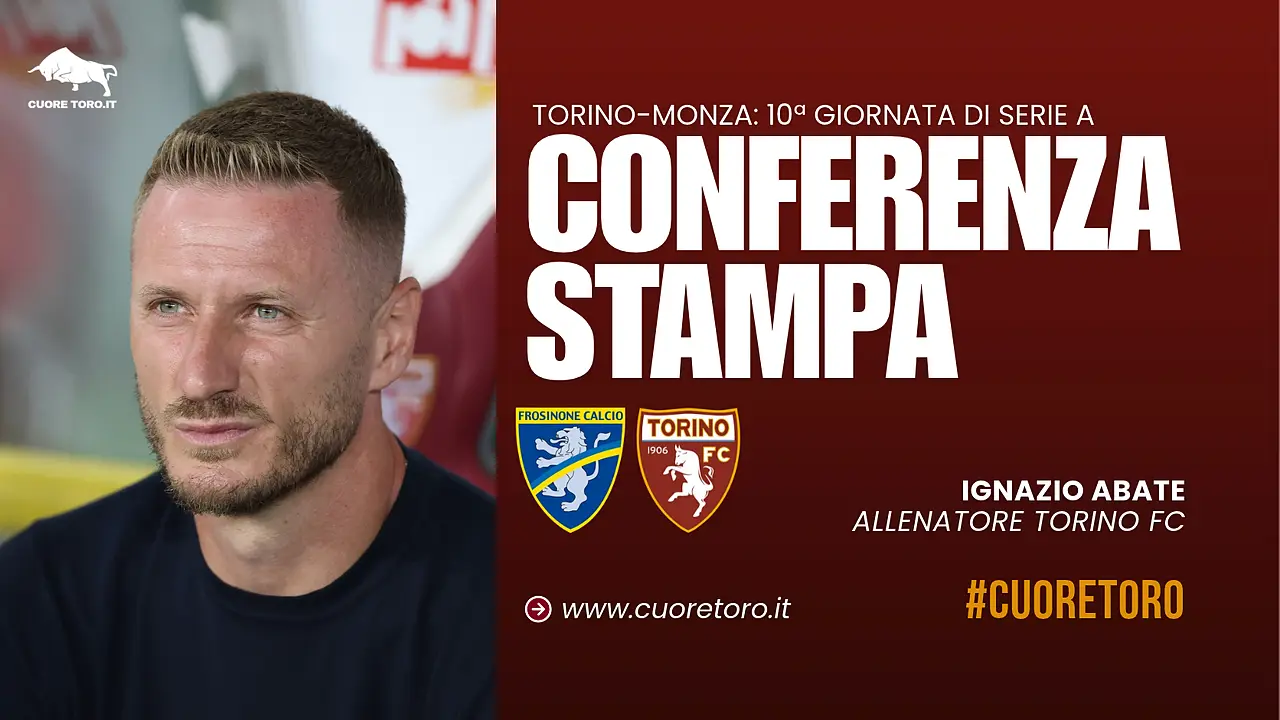 Frosinone Torino: conferenza stampa di Ignazio Abate