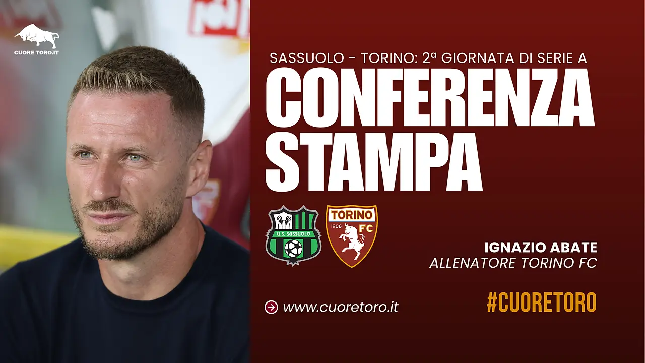 Sassuolo Torino: Ignazio Abate in conferenza stampa