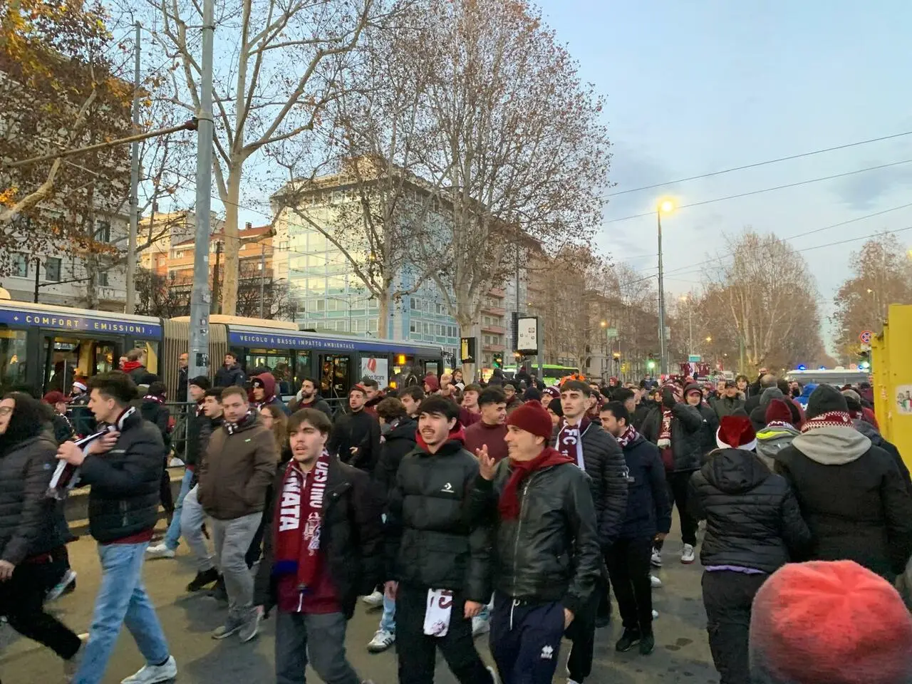 Contestazione tifosi torino