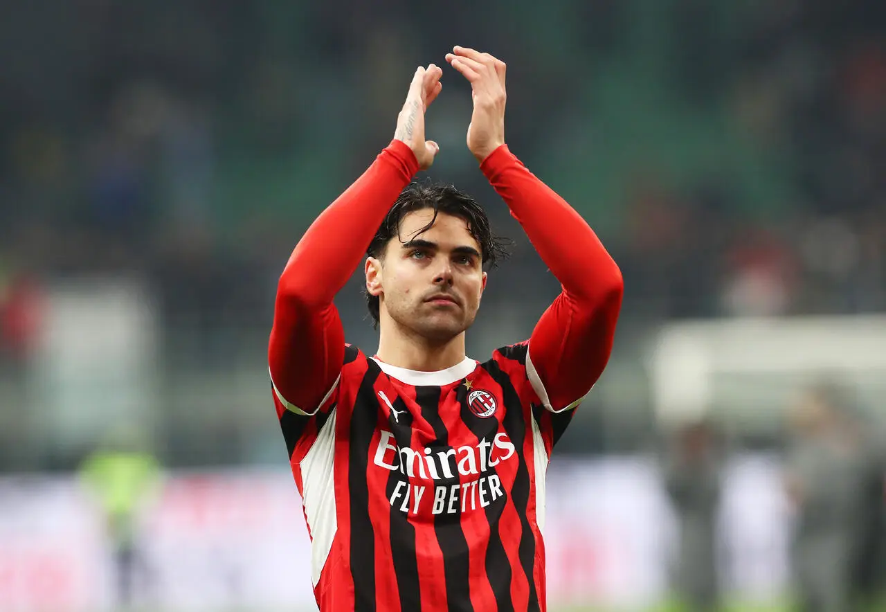 Riccardo Sottil, in prestito al Milan dalla Fiorentina