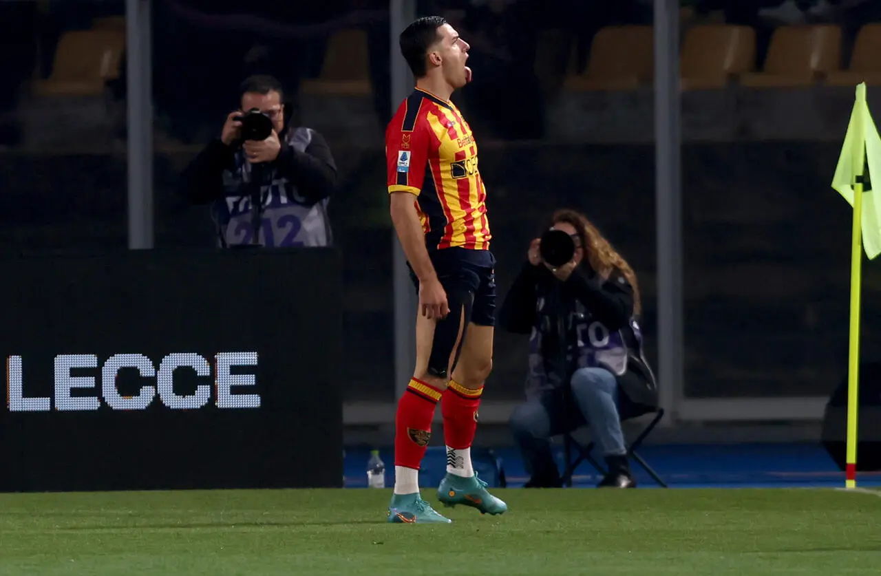 Nikola Krstovic, attaccante del Lecce