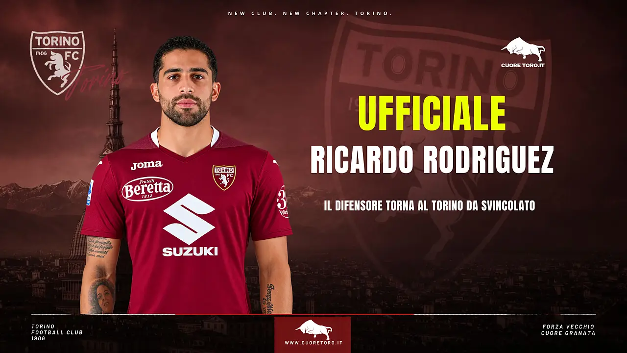 Ufficiale Ricardo Rodriguez torna al Torino