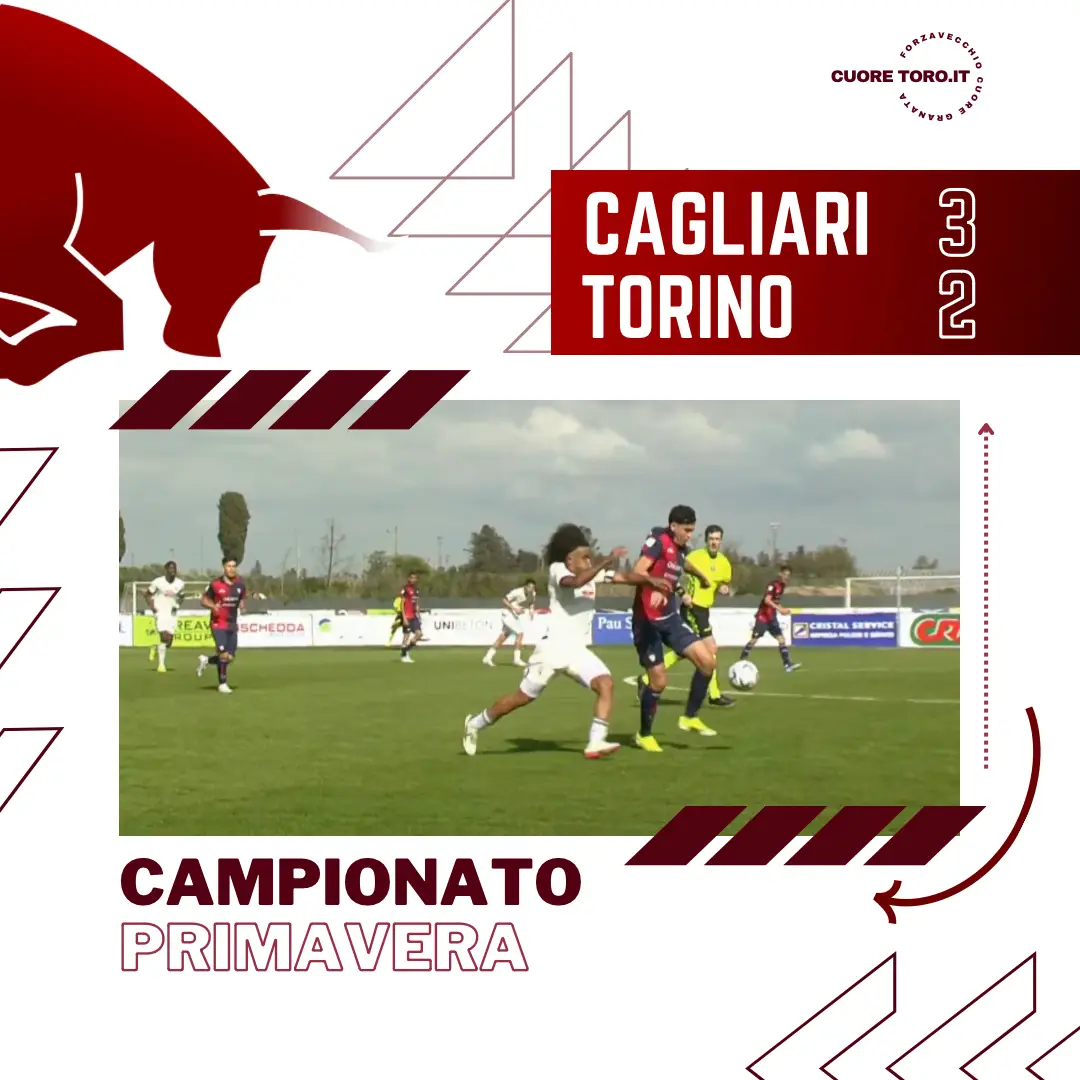 Primavera, Cagliari-Torino 3-2