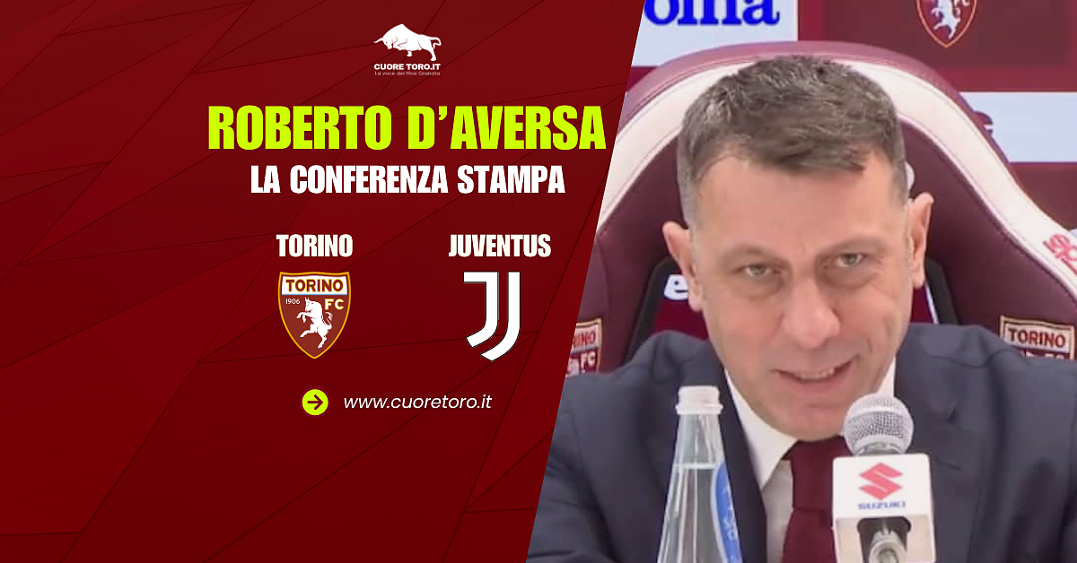 Torino Juventus, la conferenza di D'Aversa