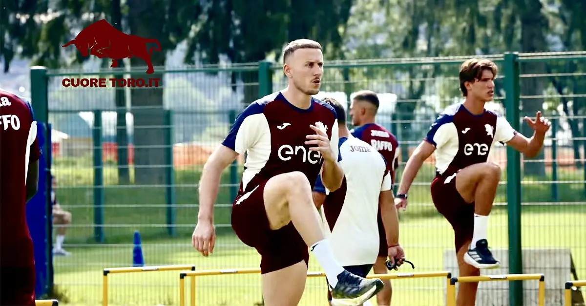 Ardian Ismajli, allenamento al Pinzolo