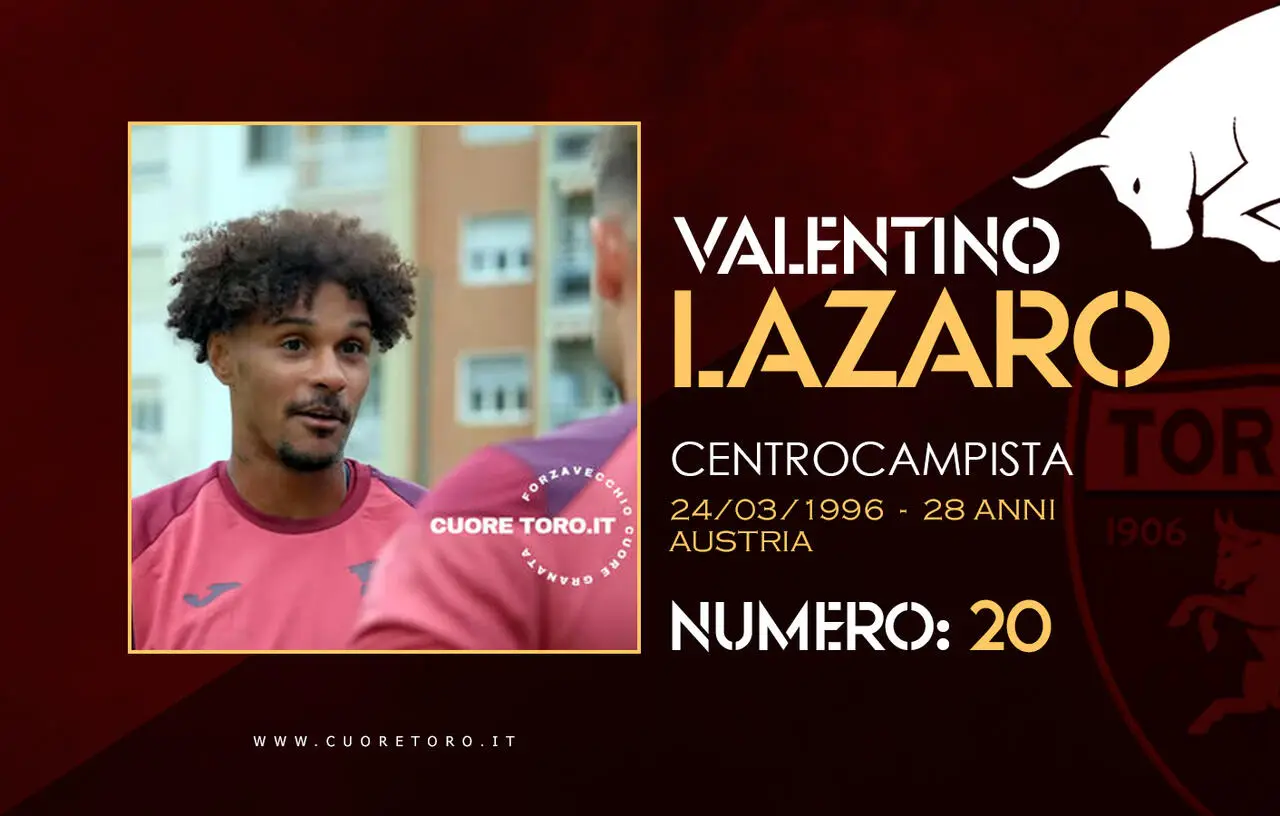 Rosa Torino Fc 2024-2025 - Valentino Lazaro