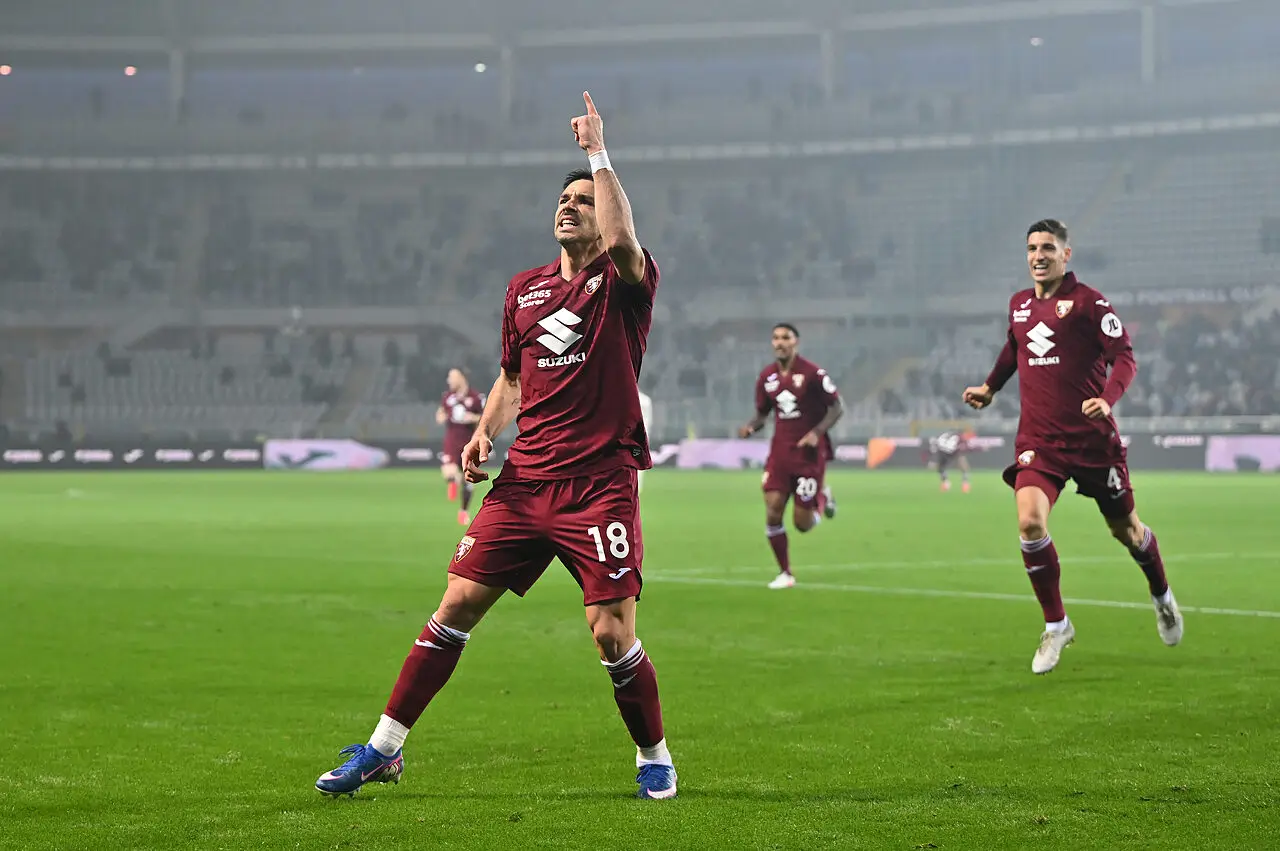 Torino Lazio, vantaggio di Giovanni Simeone