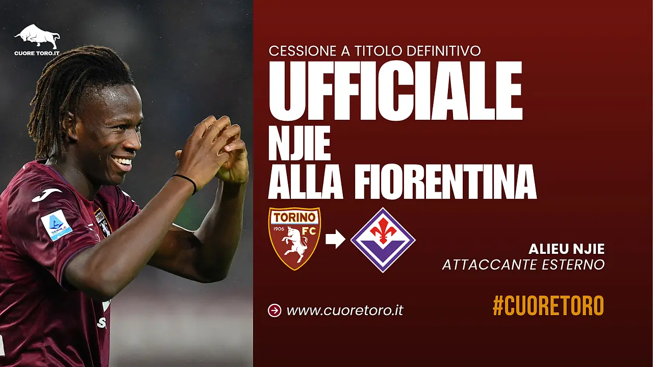 Ufficiale Alieu Njie dal Torino FC alla Fiorentina