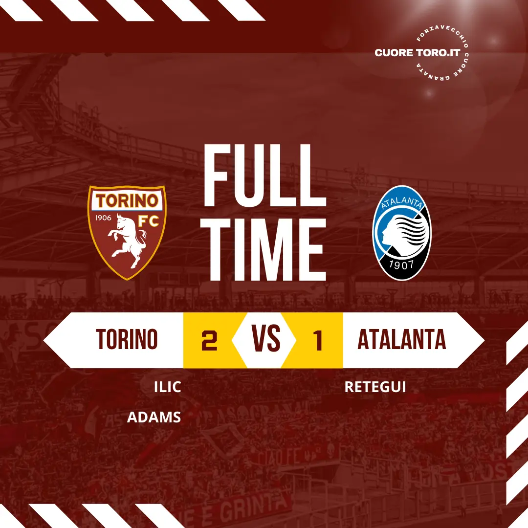 Torino-Atalanta: 2-1