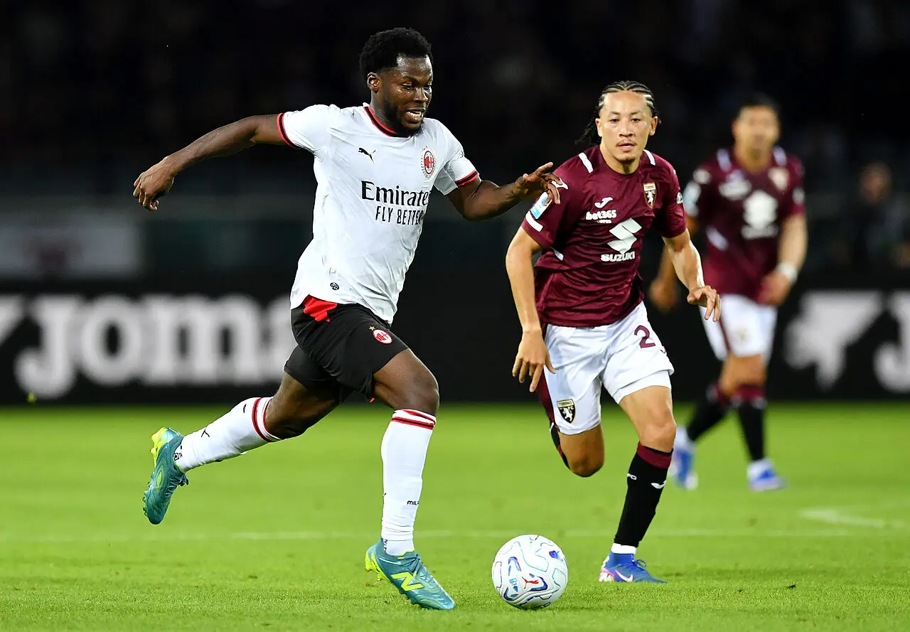 Fitz-Jim in azione in Torino Milan, Serie A
