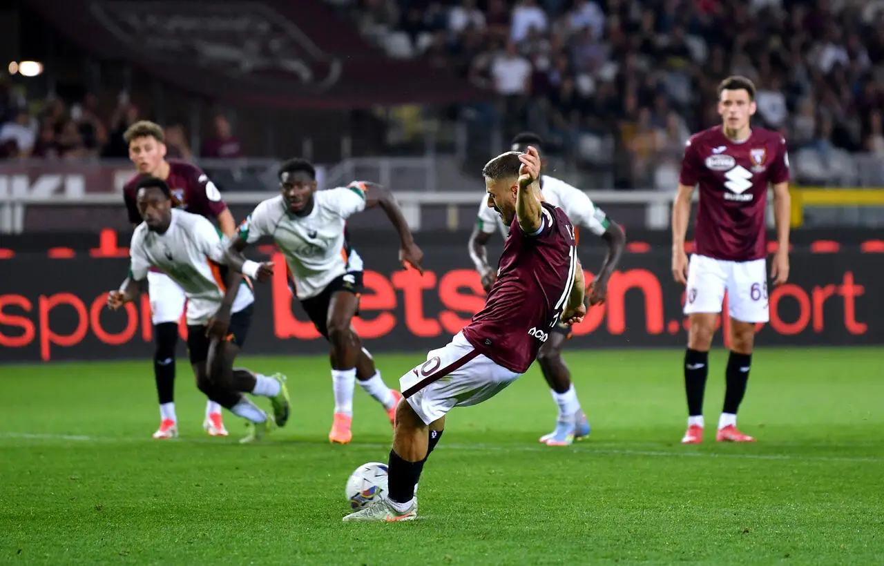 Torino Venezia, Vlasic pareggia su rigore