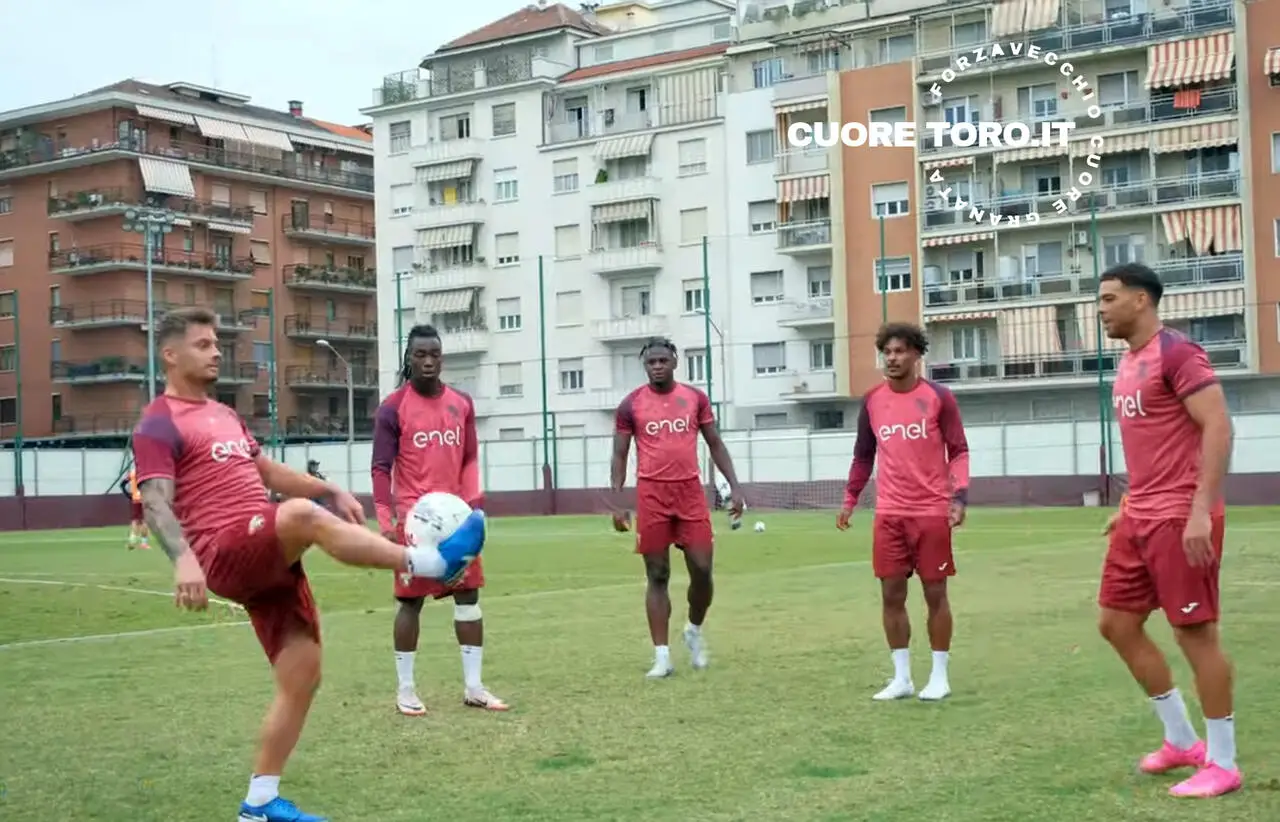 Allenamento Torino
